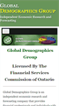 Mobile Screenshot of globaldemographicsgroup.com