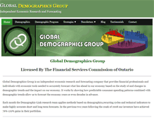 Tablet Screenshot of globaldemographicsgroup.com